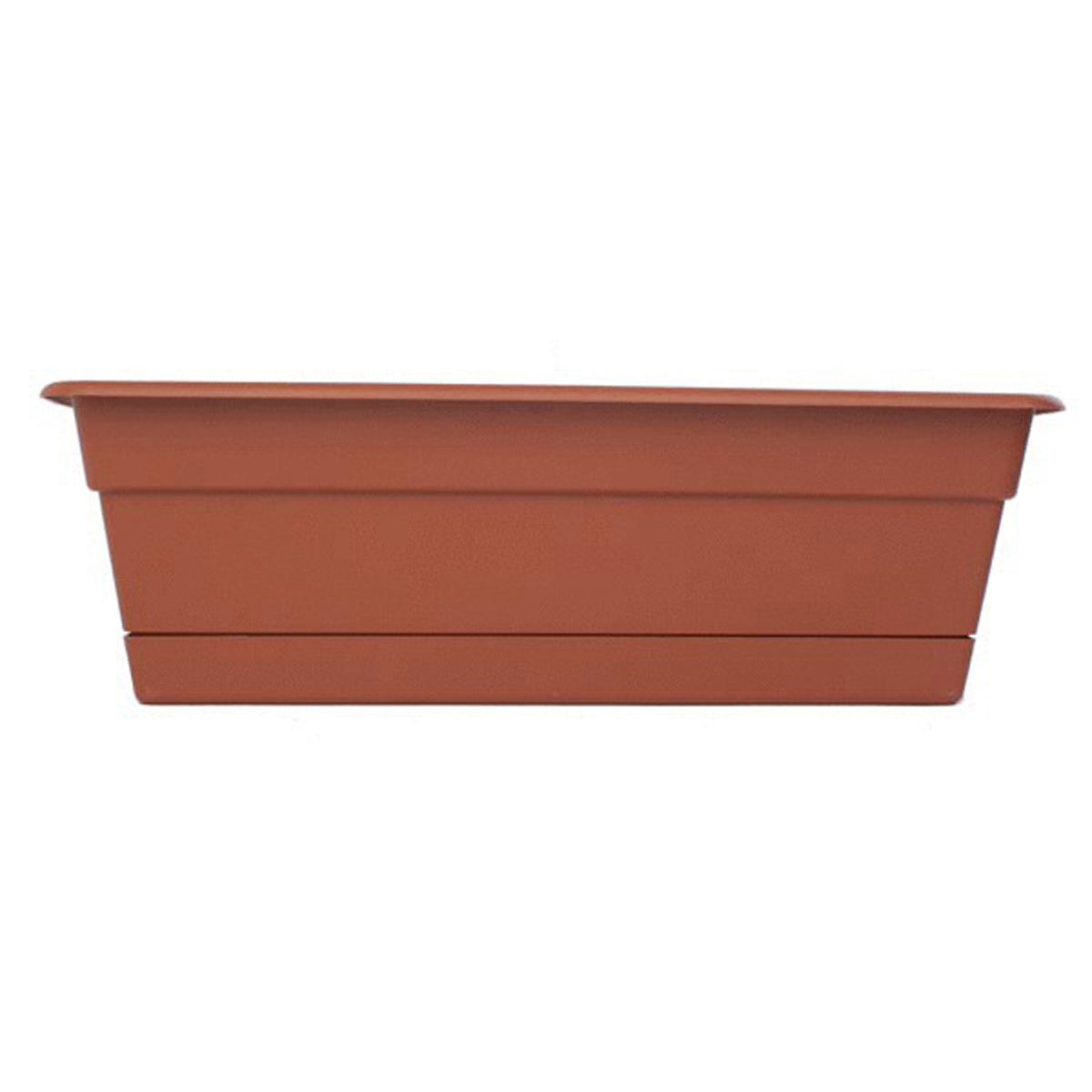 24 Dura Cotta Window Box Terra Cotta Hydrofarm Canada   BLO DCBT24 46 