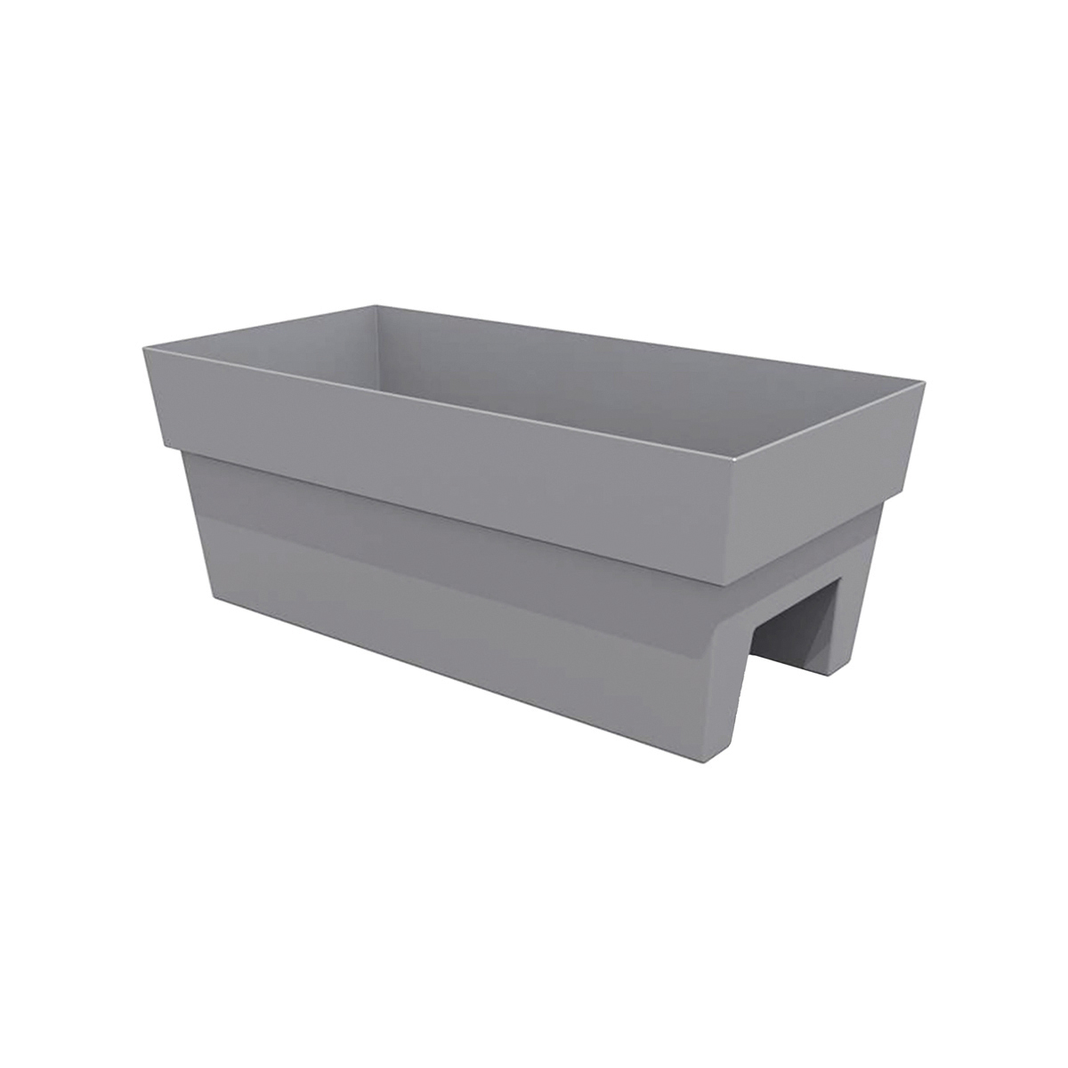 Picture of 24" Finley Rail Planters Cement