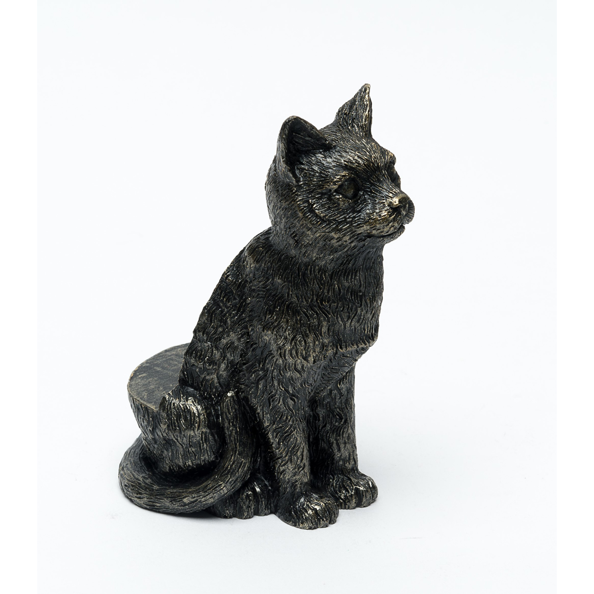Picture of Sitting Cat Pot Feet Antique Bronze (Pack of 3)