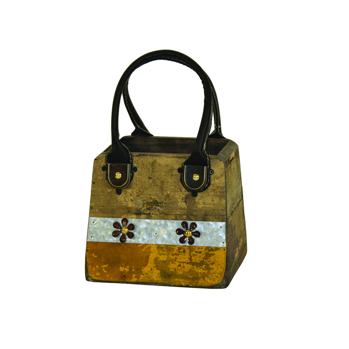 Image Thumbnail for Reclaimed Collection Handbag 7"x7"x11¼"