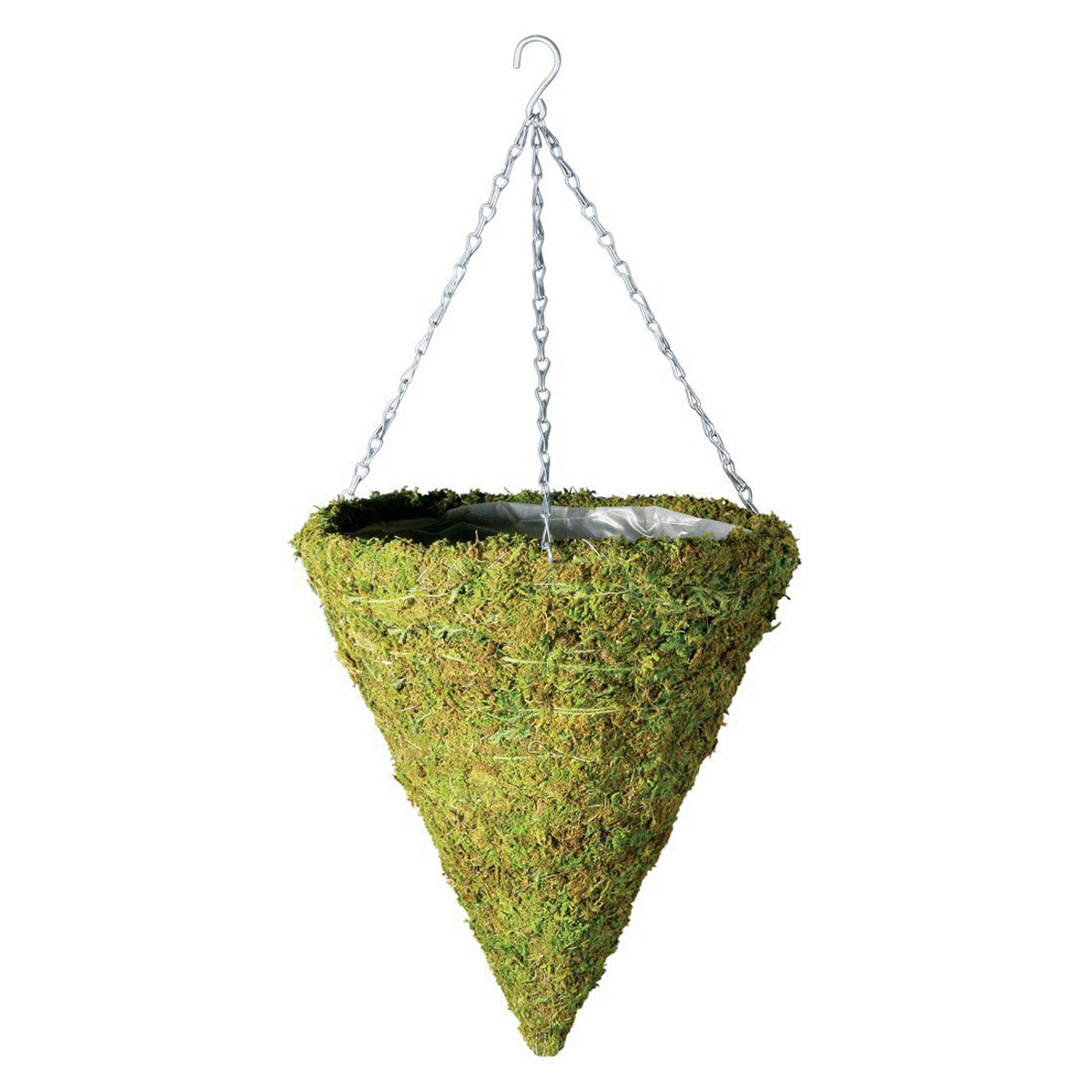 Picture of Evergreen Cone Hanging Basket W/ Chain - 14"