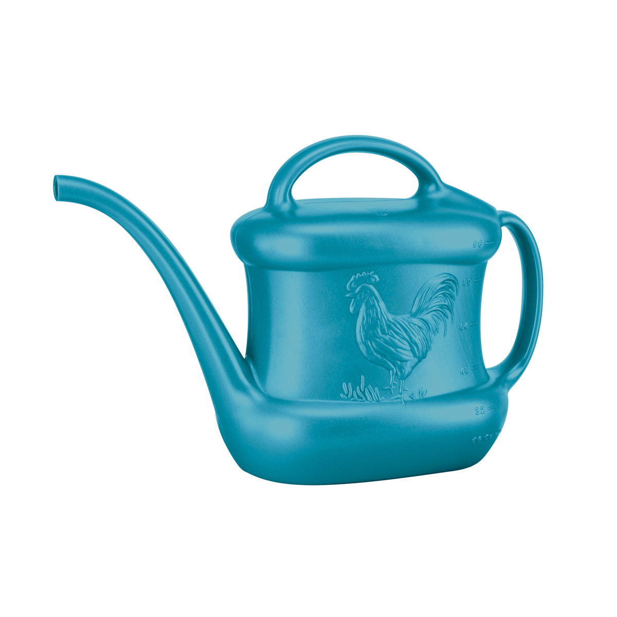Picture of  102 oz - 3L Watering Can w/ Rooster Design Blue