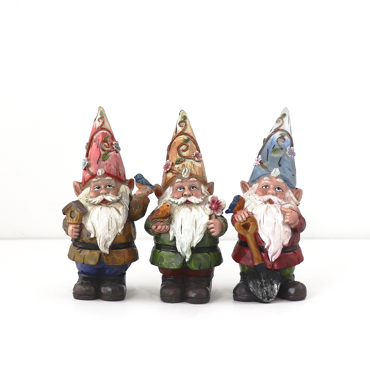 Picture of 6 Little Garden Gnomes 7x6x15cm CS (54pcs)