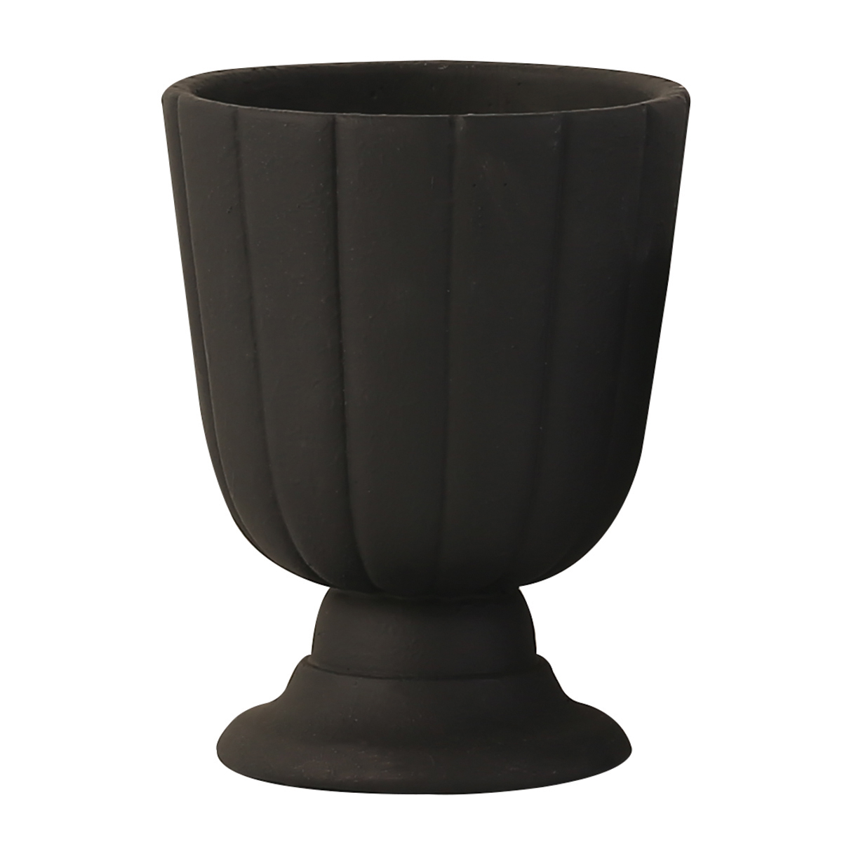 Picture of Classic Urn Cement Black 11x11x14 cm
