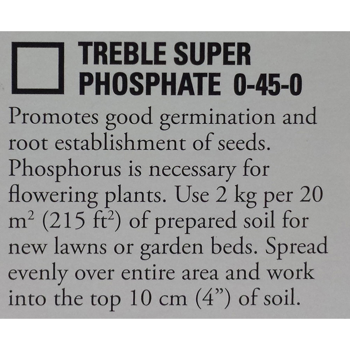 Image Thumbnail for Evergro Super Phosphate 0-45-0 2Kg