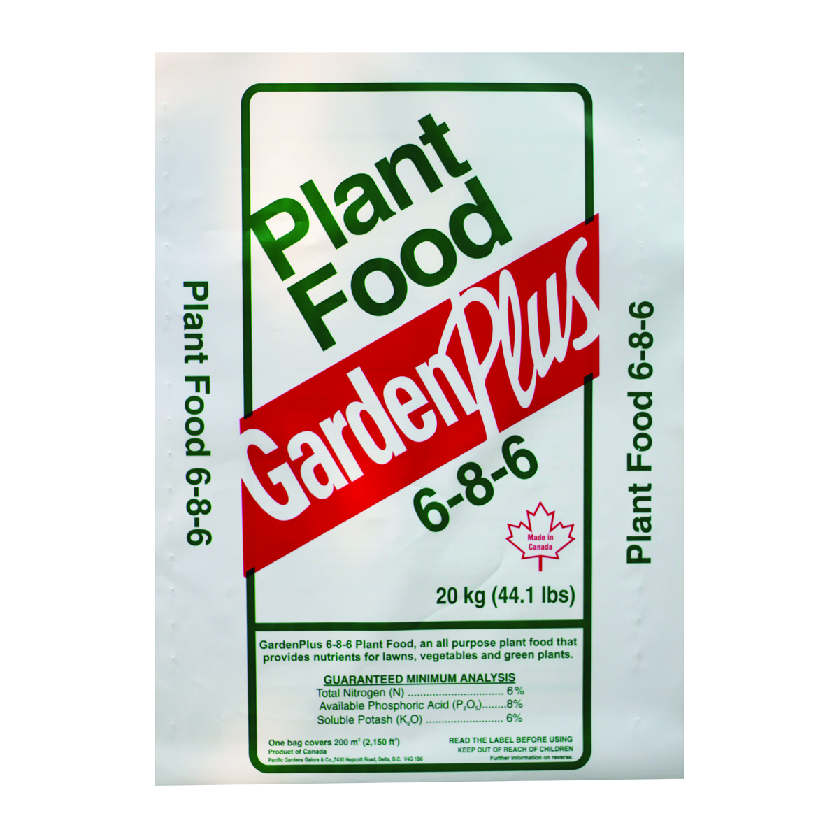 Image Thumbnail for Evergro Garden Plus 6-8-6 Plant Food  20Kg