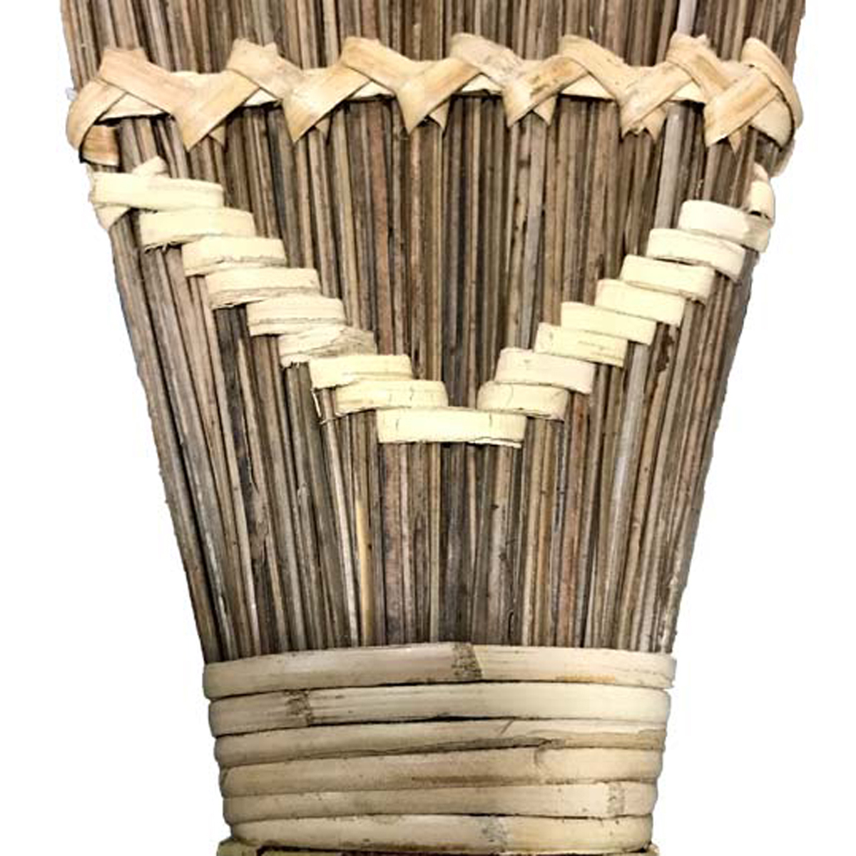 Image Thumbnail for Palm Broom Rattan Binding 56" (Tatu Design)