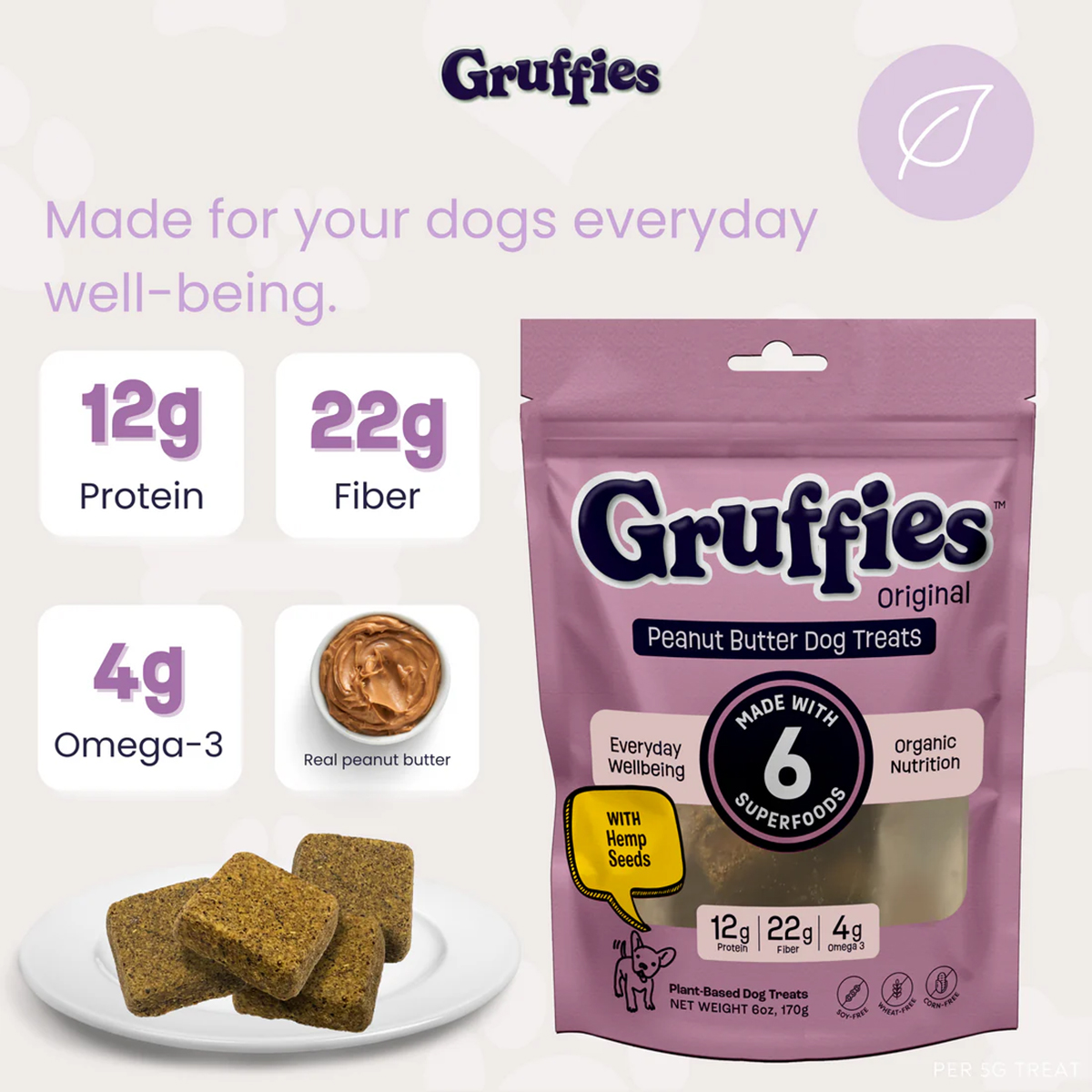 Image Thumbnail for Gruffies - Original 6 oz bag (12/CS)