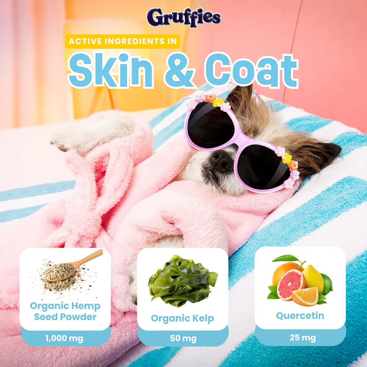 Image Thumbnail for Gruffies - Skin and Coat 6 oz bag (12/CS)