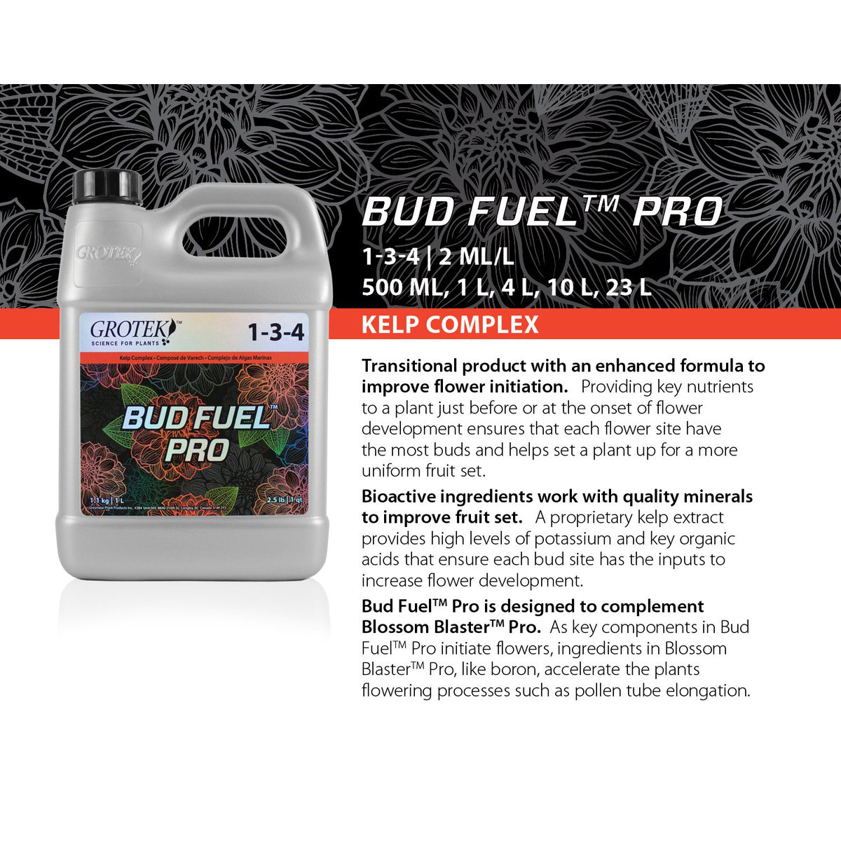 Image Thumbnail for Grotek Bud Fuel Pro 1 L