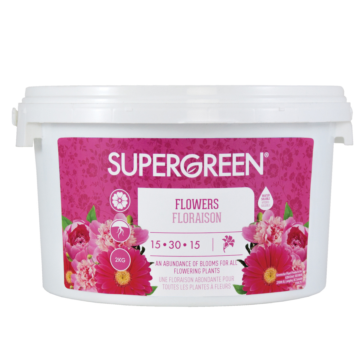 Picture of Supergreen Flowers 15-30-15 2kg  -BUCKET