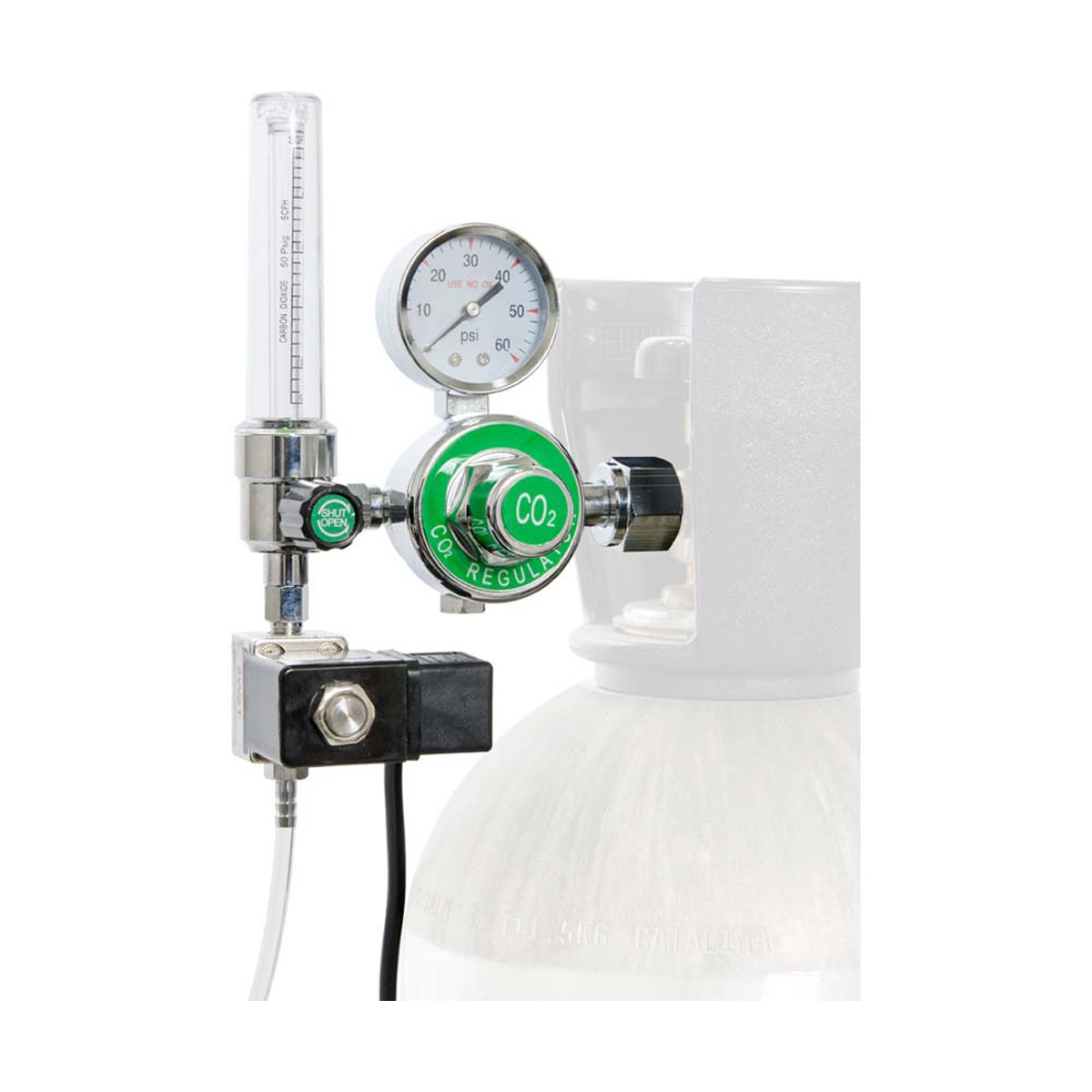 Image Thumbnail for CO2 Regulator/Solenoid(1-20 cuft/ hour) w Timer