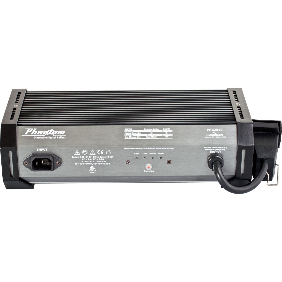 Image Thumbnail for Phantom II E-ballast 1000w 120/240v (2/cs)