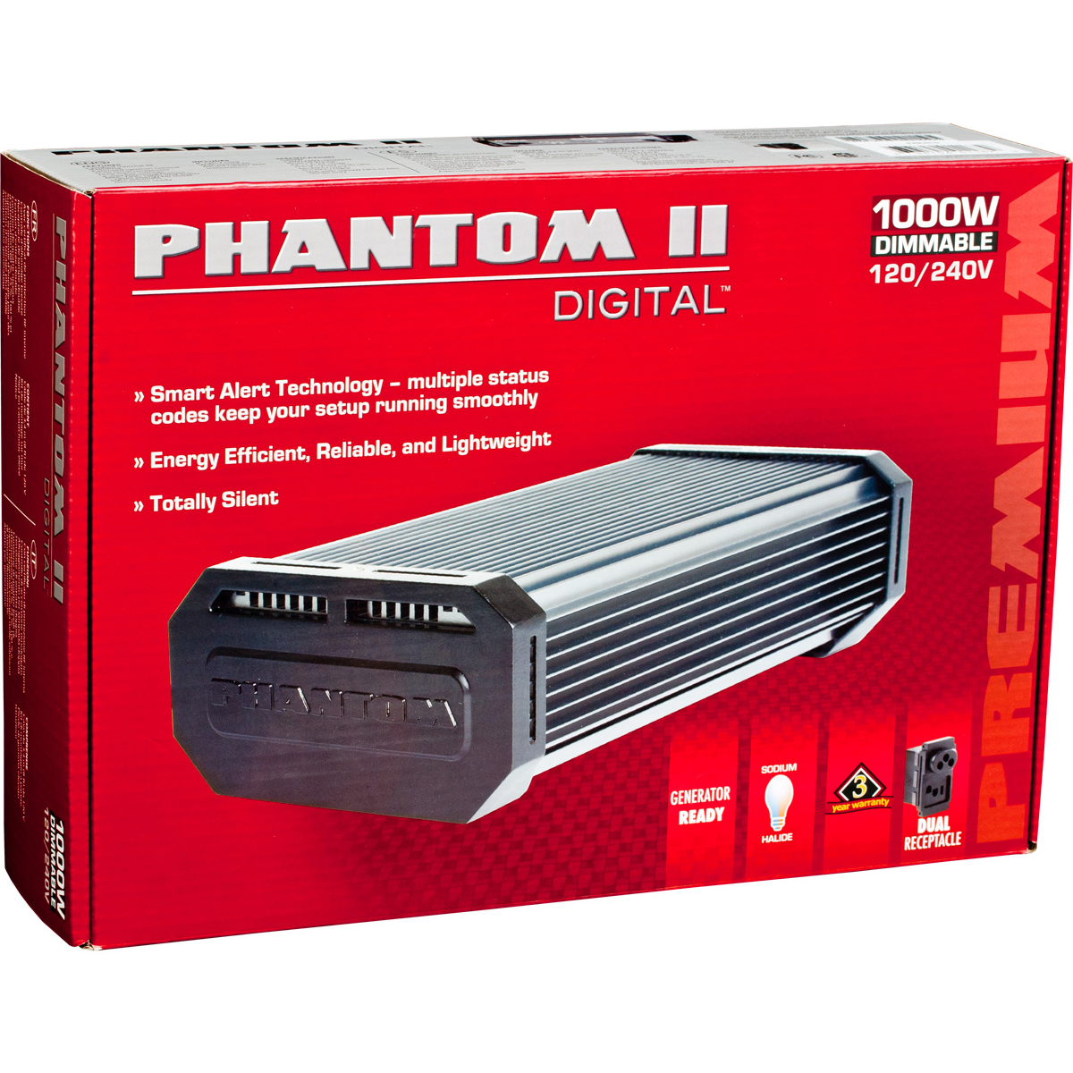 Image Thumbnail for Phantom II E-ballast 1000w 120/240v (2/cs)