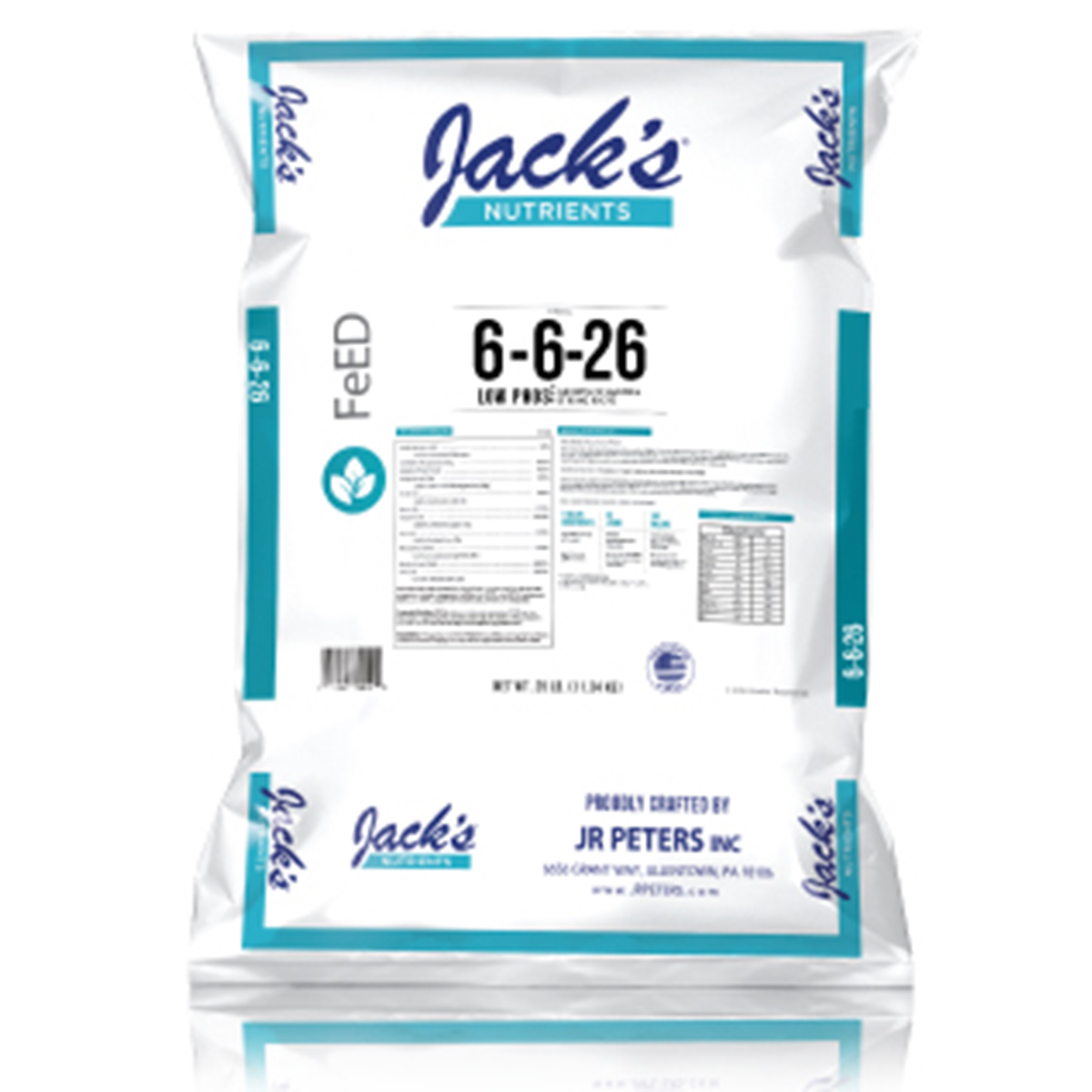 Picture of Jack's Nutrients 6-6-26 Low Phos Part A 25 lb