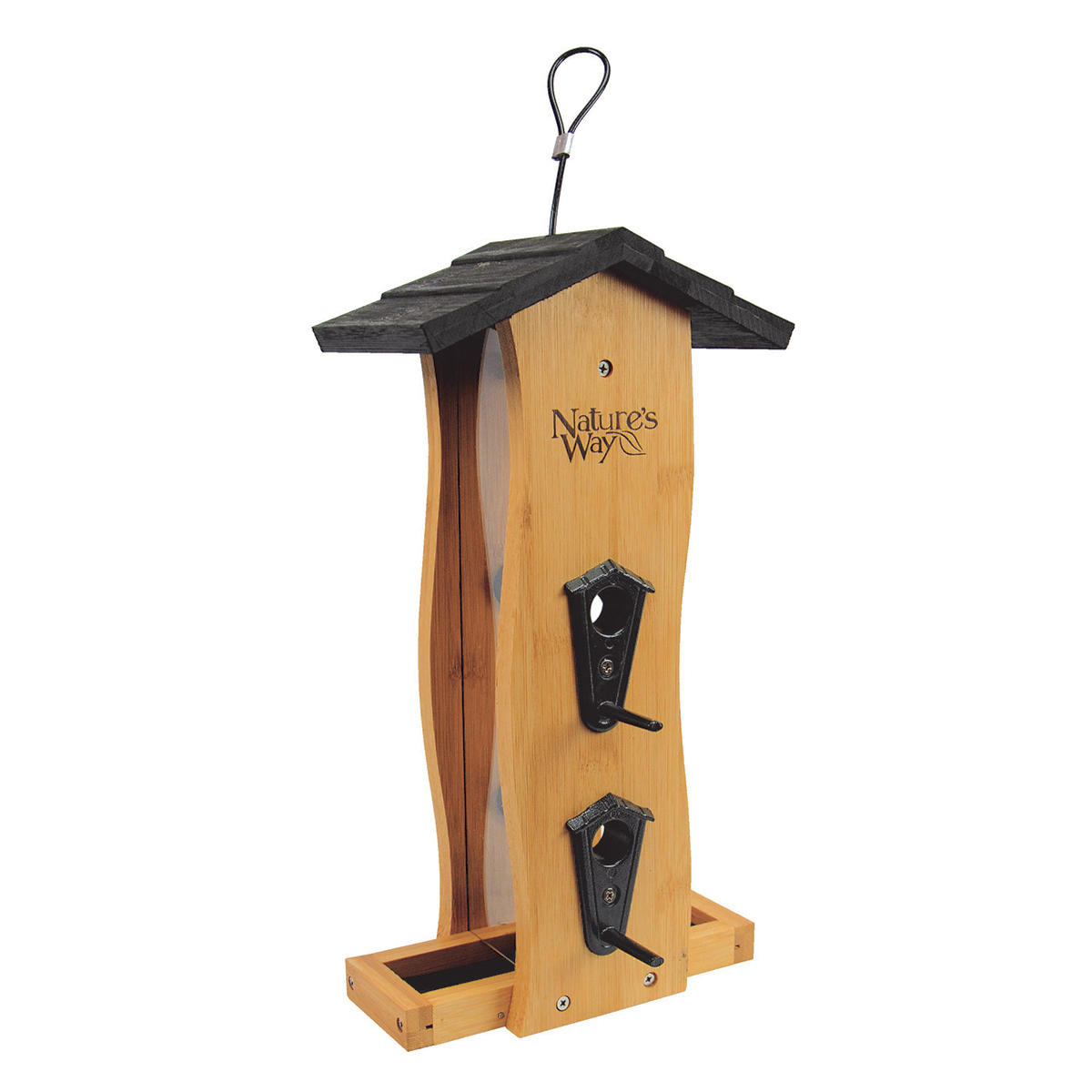Picture of Bamboo - Vertical wave bird feeder