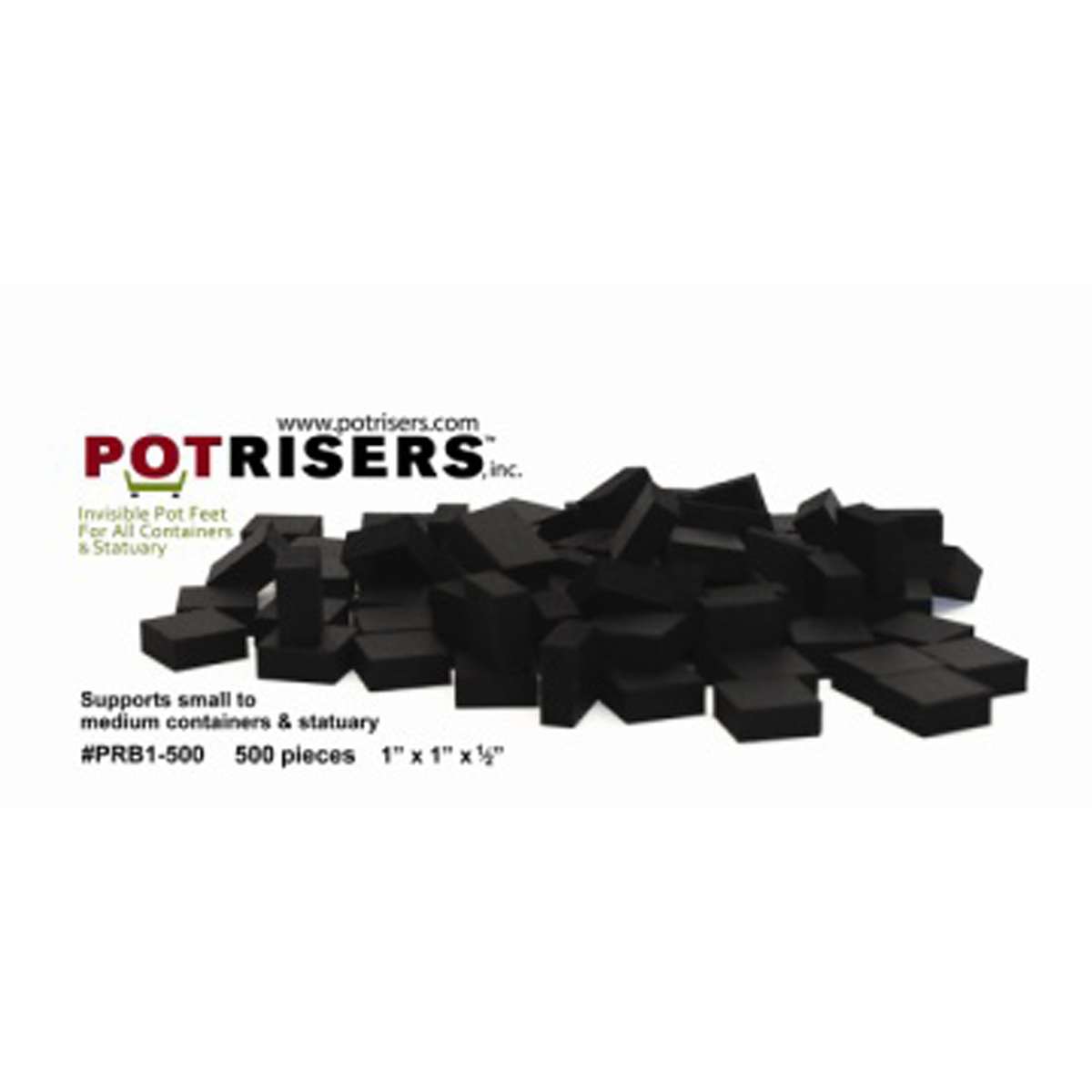 Picture of Potrisers Bulk 500 Pack (1"X1"X1/2")
