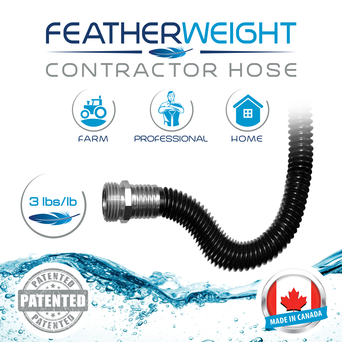 Picture of Featherweight Contractor Hose 100'