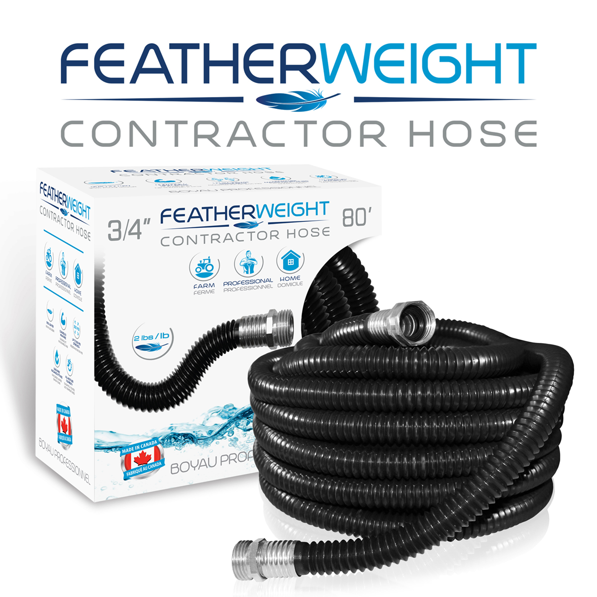 Picture of Featherweight Contractor Hose 80'