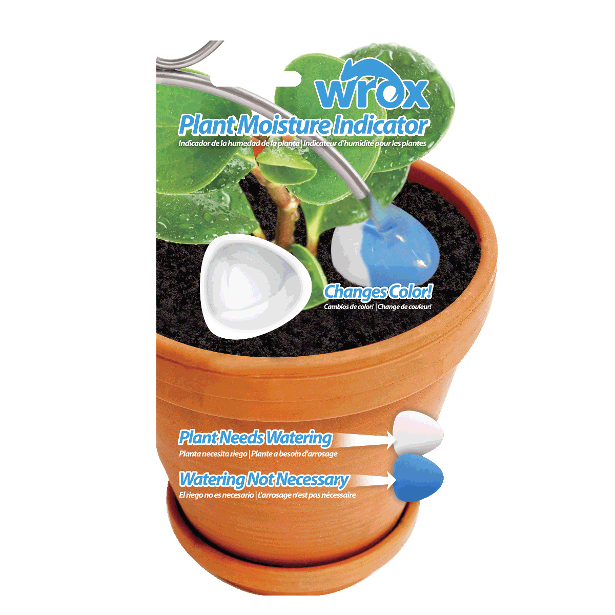 Picture of Wrox Color Changing Plant Mositure Indicator