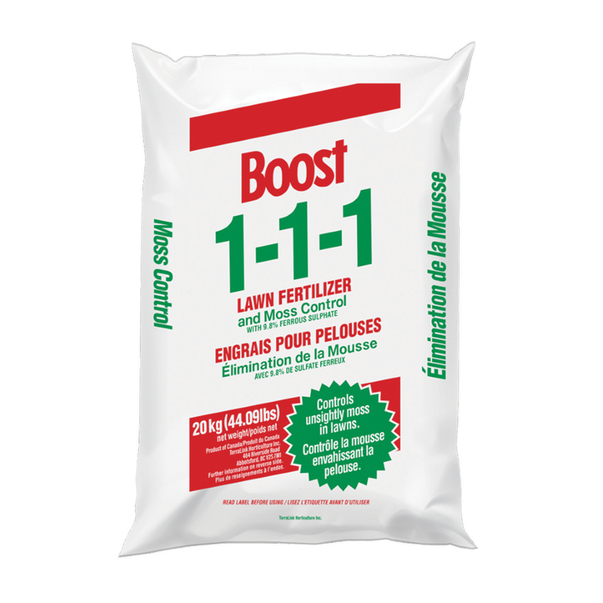 Picture of Boost 1-1-1+2S+3.3FE Moss Control 20 kg
