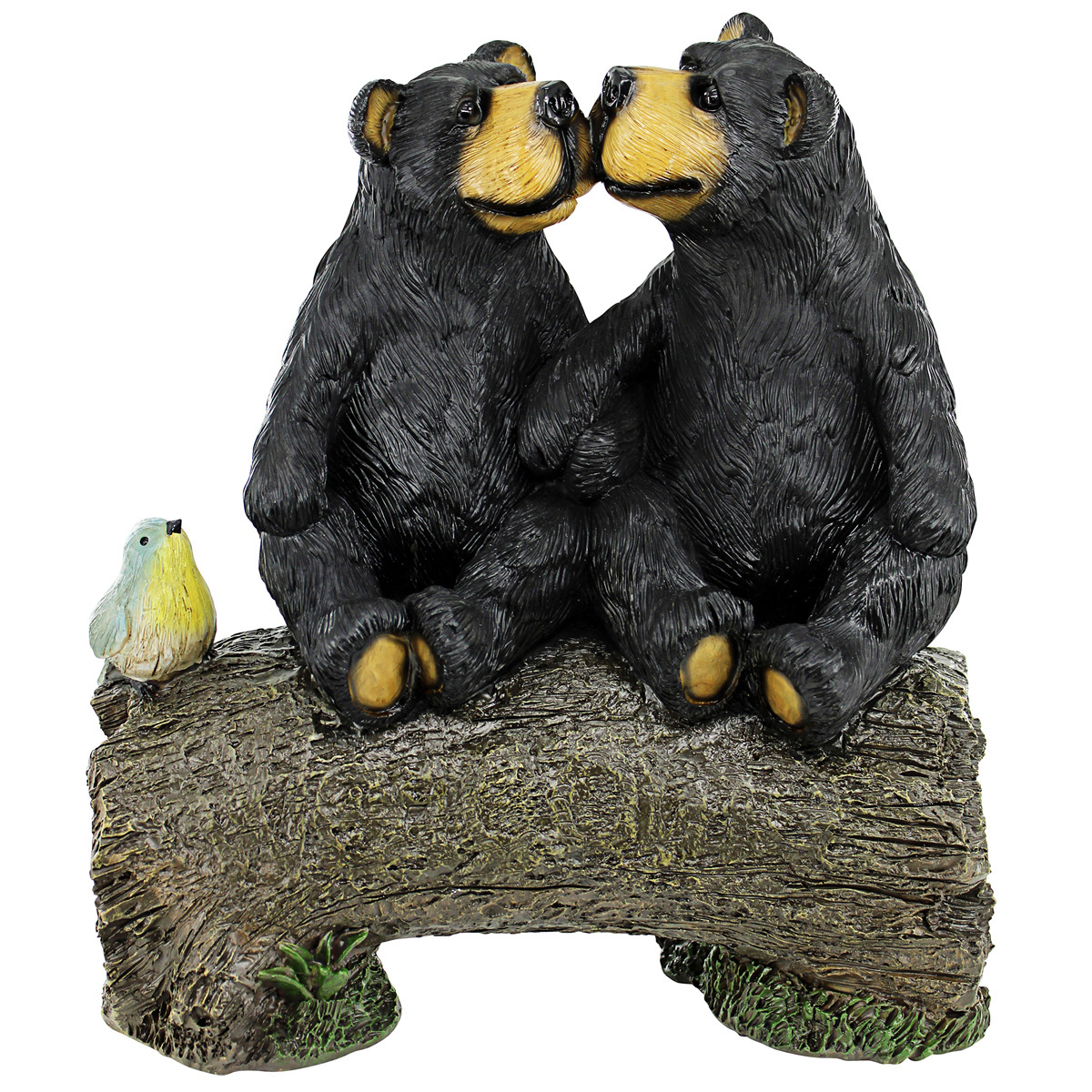 Image Thumbnail for Best Buddies Bears On A Log Statue