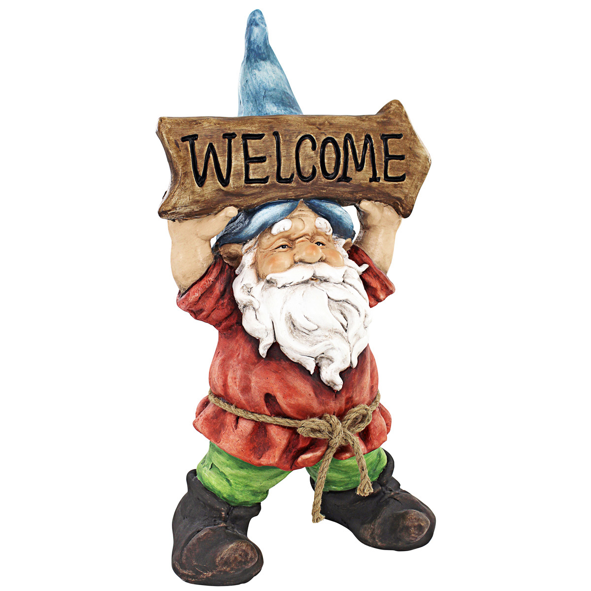Picture 3 for Welcoming Willie Garden Gnome Greeter Statue