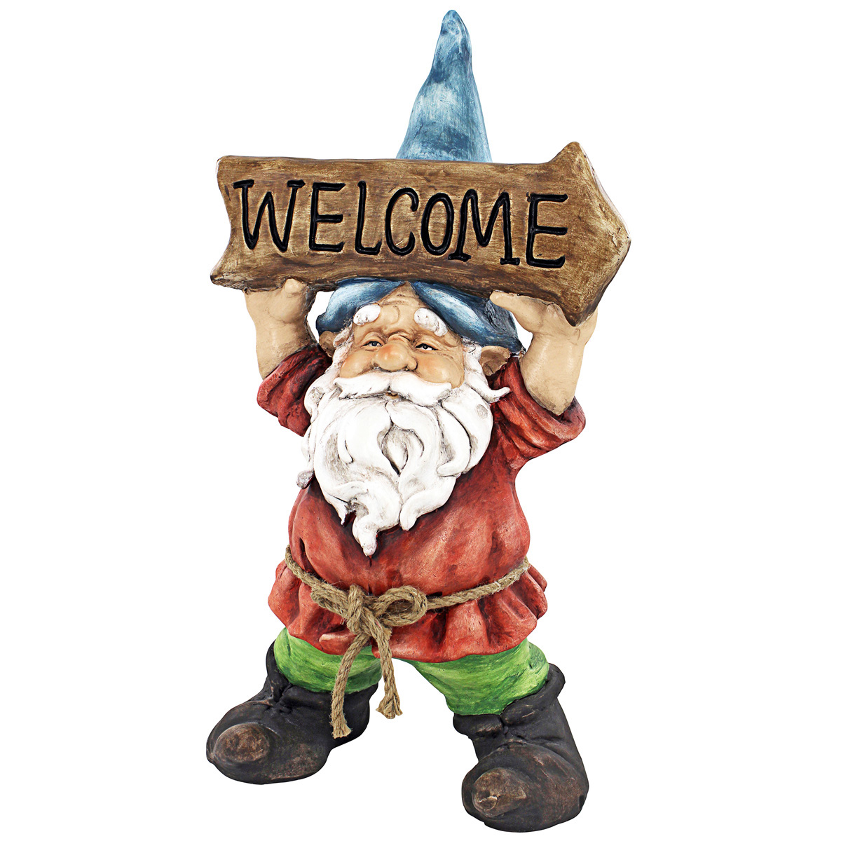 Picture 7 for Welcoming Willie Garden Gnome Greeter Statue