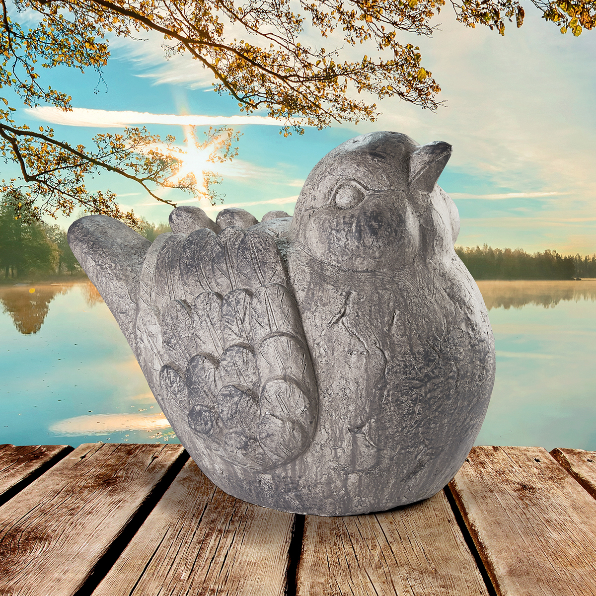 Image Thumbnail for Fine Feathered Friend Chubby Bird Statue