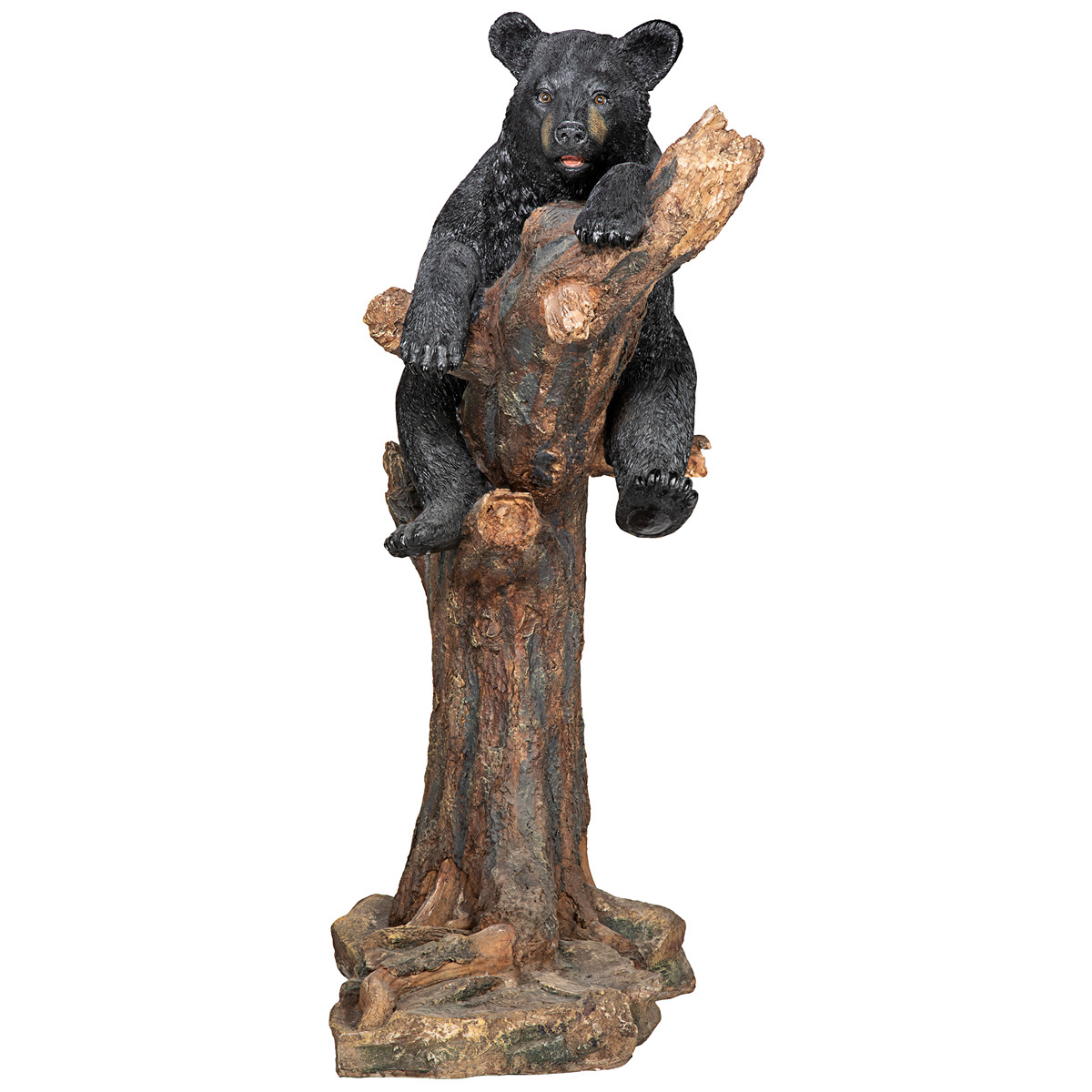 Image Thumbnail for Forest Vantage Point Black Bear In Tree Statue