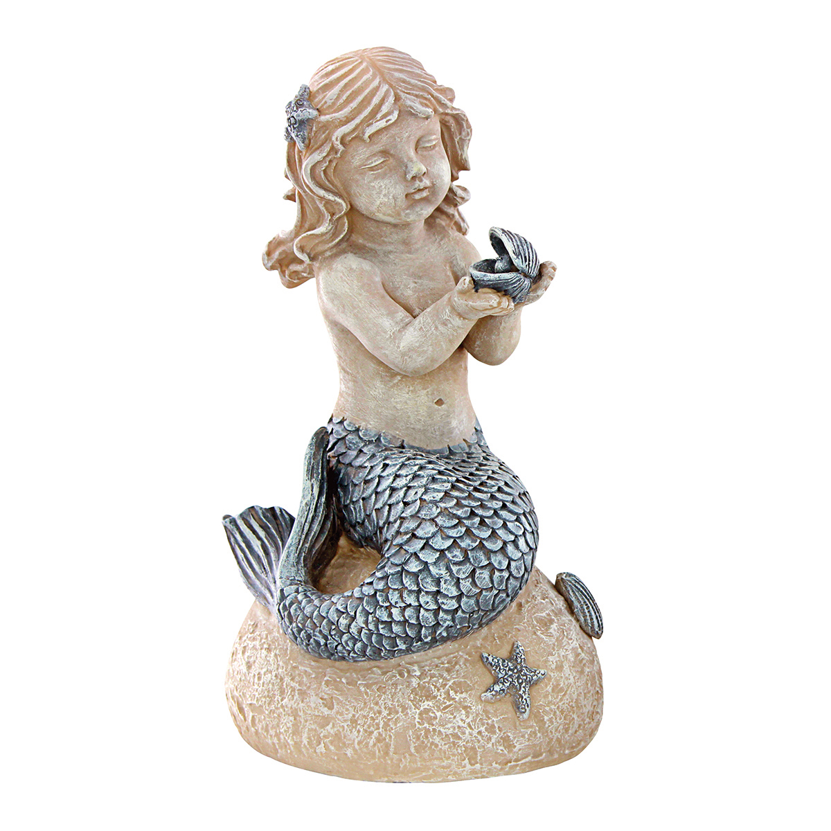 Picture of Jewels of the Deep Mermaid Girl Statue