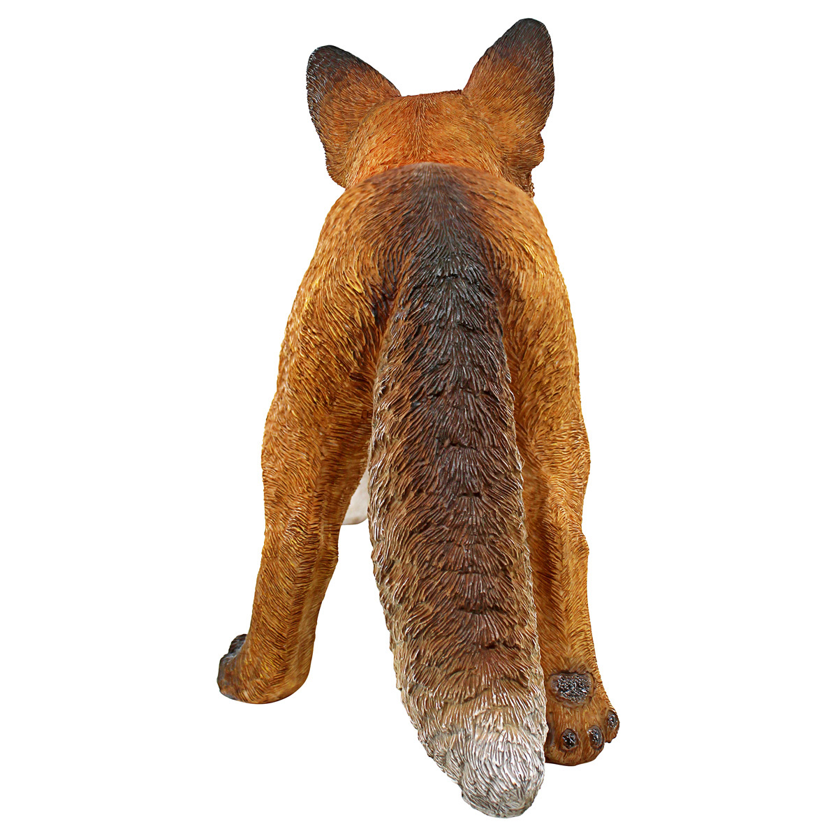 Image Thumbnail for Cavorting Carmine Standing Baby Fox Statue