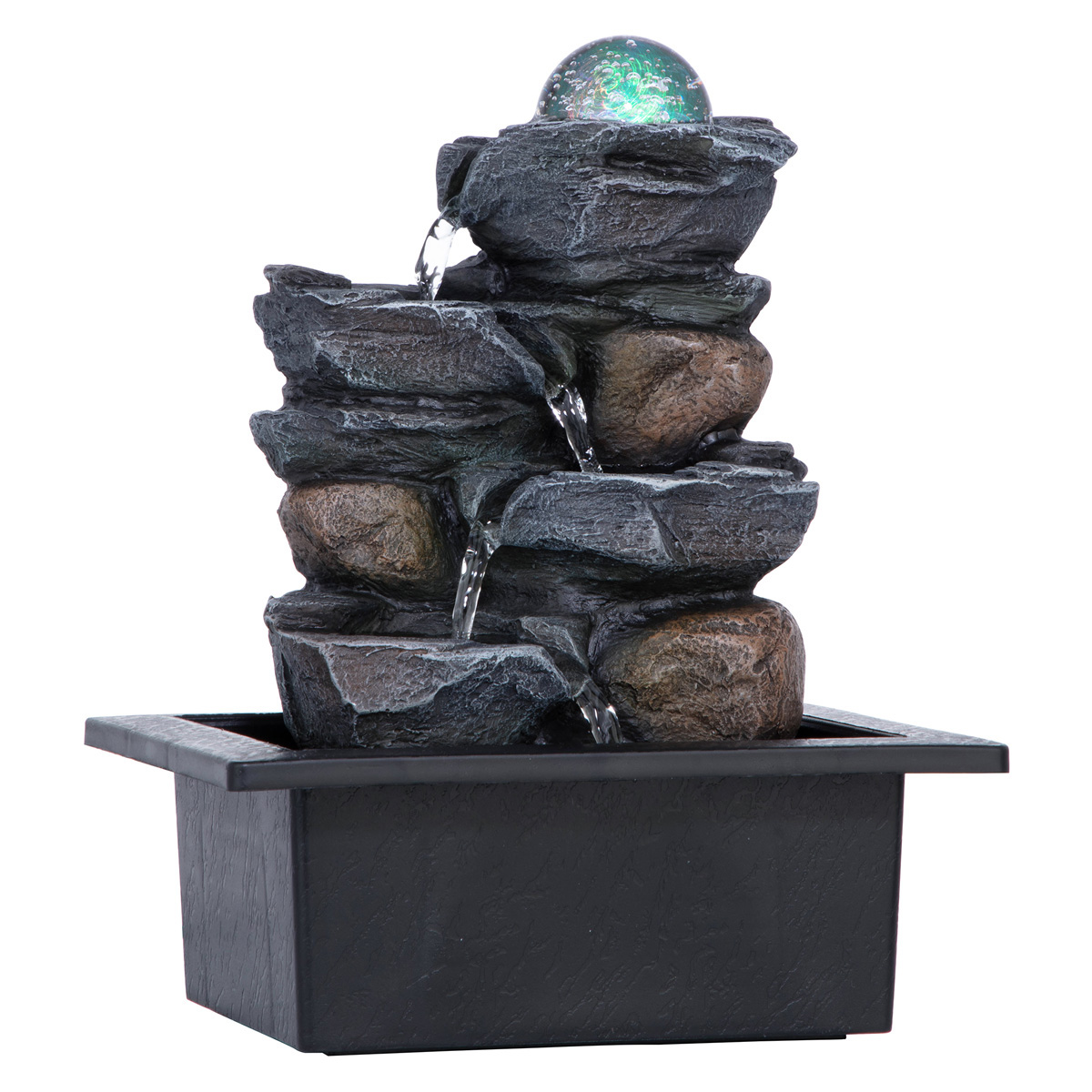 Picture 1 for Spinning Orb Calming Meditation Fountain