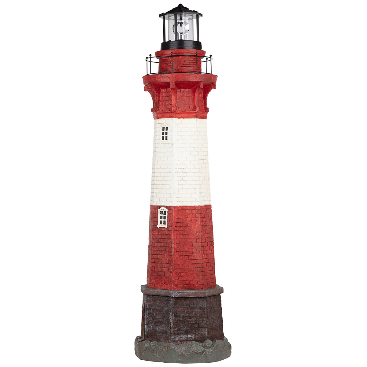 Picture 4 for Coastal Shoal Solar Beacon Lighthouse Statue