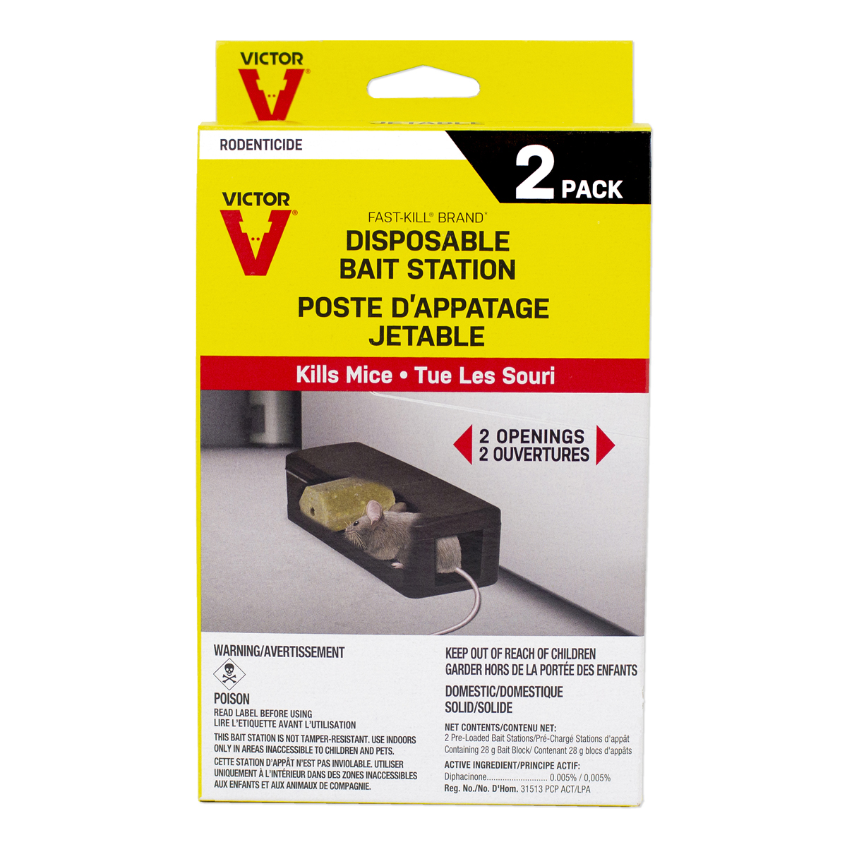Picture of Victor 2-Pk Disposable Mouse Bait Station