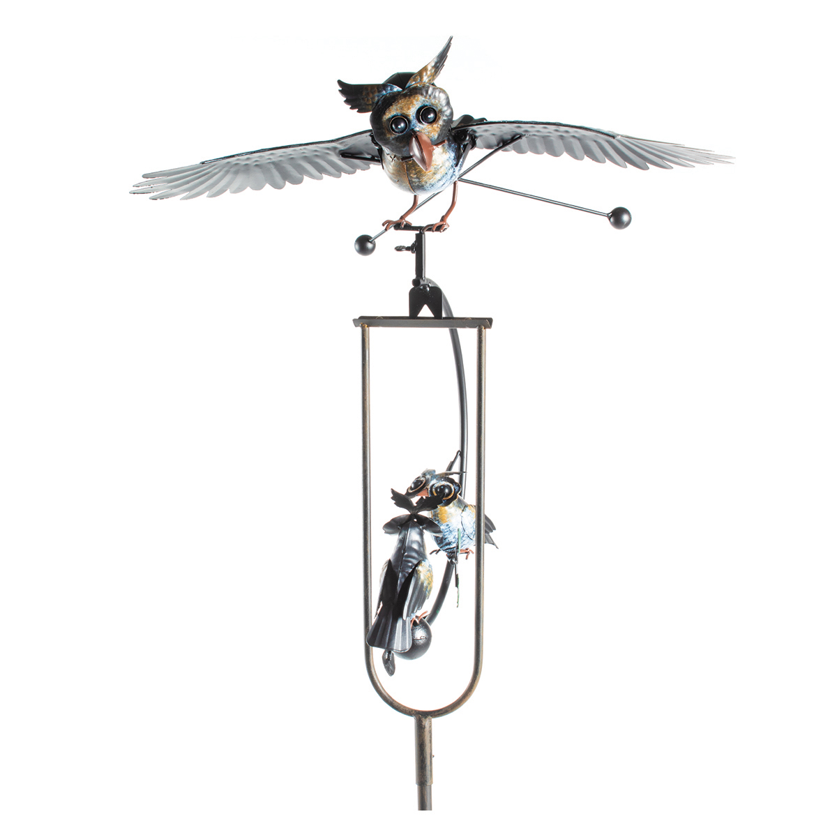 Picture of 53" Kinetic Owl Mom/Kids Stake
