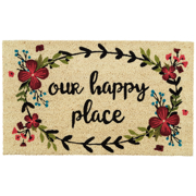 Picture of Our Happy Place Doormat 0.7"Hx19"Wx31"D (2/CS)