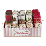 Picture of 20 Pack Holiday Heritage Assorted Dish Cloth