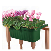 Picture of 32" Adjustable Railing Planter - Green