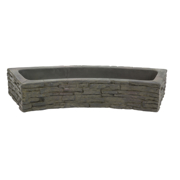 Picture of Quad-Spill Curved Stacked Slate Topper