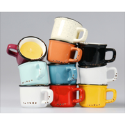 Picture of Espresso Tinware Cups - Assorted Colours