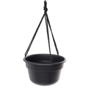Picture of 12" Dura Cotta Hanging Basket Black