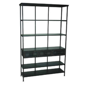 Picture of Aged Industrial Wall Shelf System  48"x13"x79"