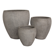 Picture of Classic Round Planter - Natural - Set/3