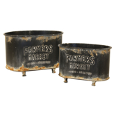 Picture of Oval Farm Containers  Set/2