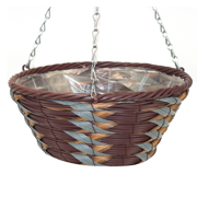 Picture of Flat Bottom Planter With Stiff Swivel Chain Hanger