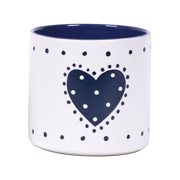 Picture of Country Heart  4''  Flower Pot