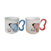 Picture of Butterfly Wings 18oz Mug, 2 Assorted