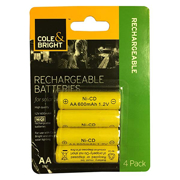 Picture of COL Rechargeable Batteries-Aa Nimh