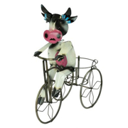Picture of Cow On Tricycle W/Basket-Large